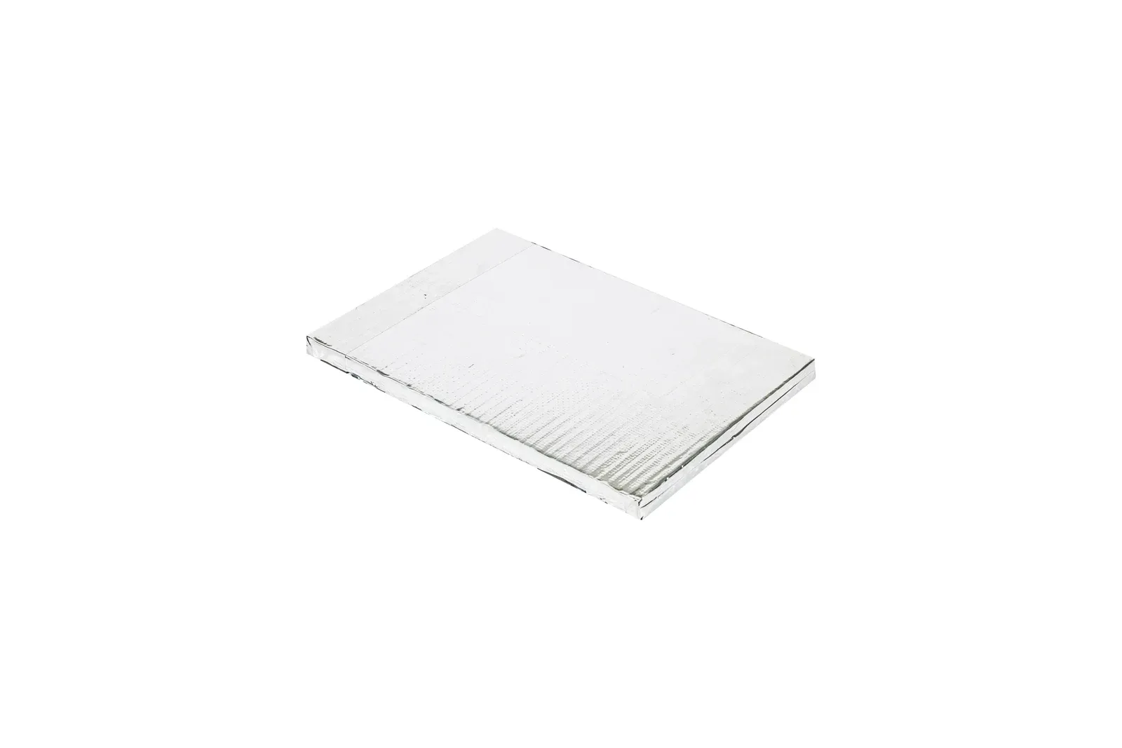 Fumed silica VIP showing its panel profile.